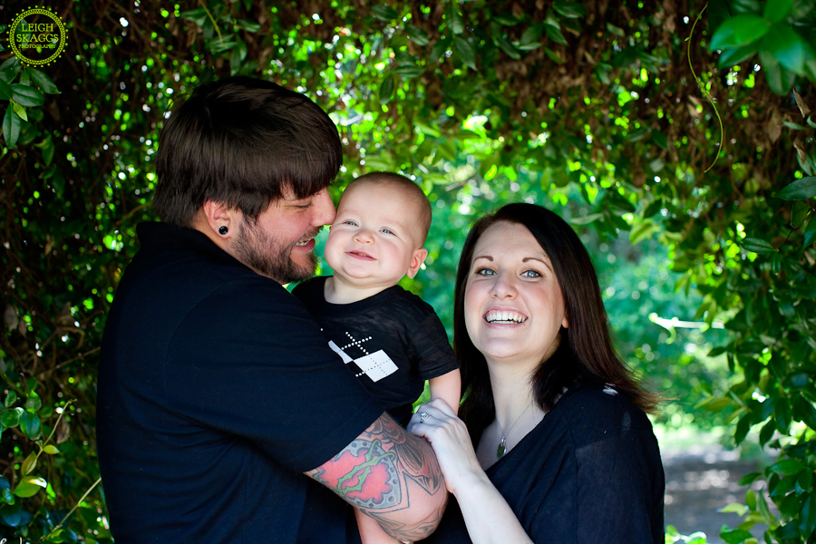 Va Family Portrait Photographer  ~The Sampson Family, featuring Jaxson~  Virginia Tech Arboretum