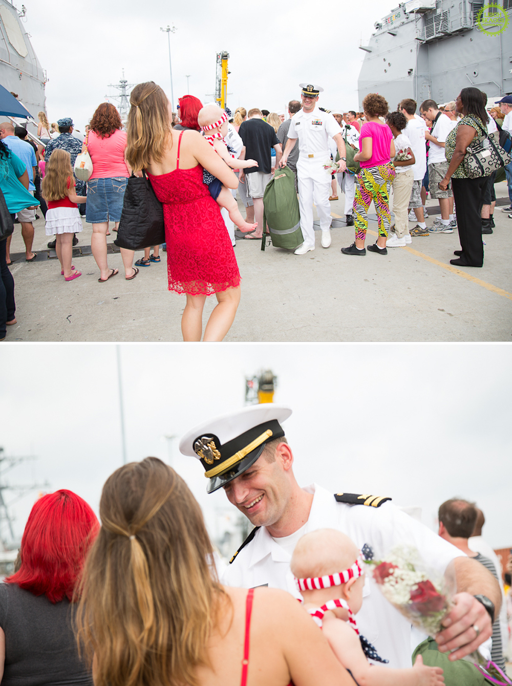 Norfolk Virginia Operation Love Reunited Photographer USS Vella Gulf Returns ~Shaw Homecoming~