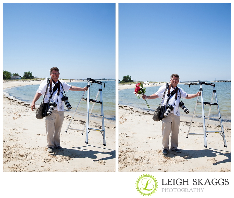 Cape Charles Wedding Photographer ~Jessica & Jeremy are Married~ Behind the Scenes