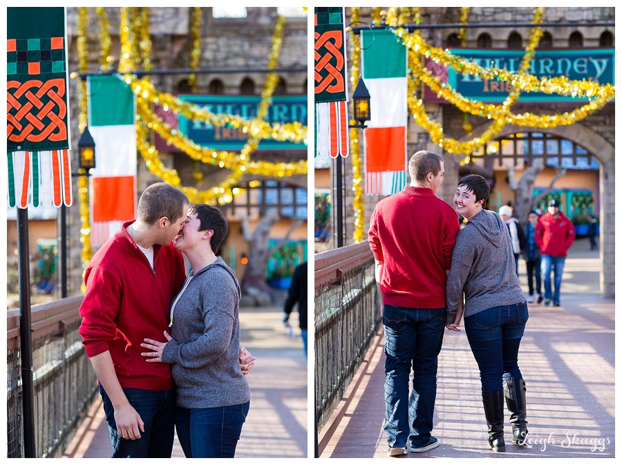 Roller Coasters and Romance...a Busch Gardens Engagement Session!  