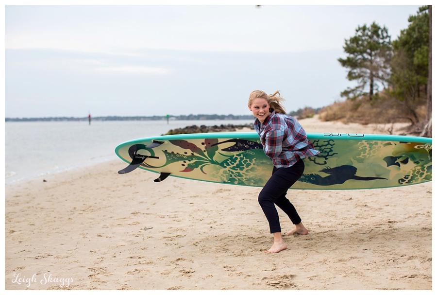 A Paddle Boarding Engagement session at First Landing State Park with Marley and Dave!