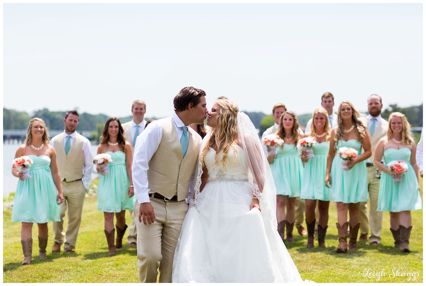 Erin and Jake are Married!  A Sneak Peek from their Gwynns Island Virginia wedding! 