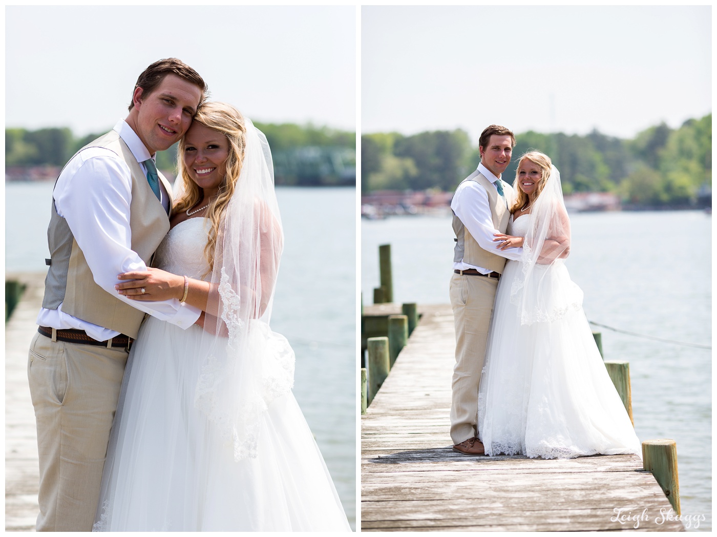 Erin and Jake are Married!  A Sneak Peek from their Gwynns Island Virginia wedding! 