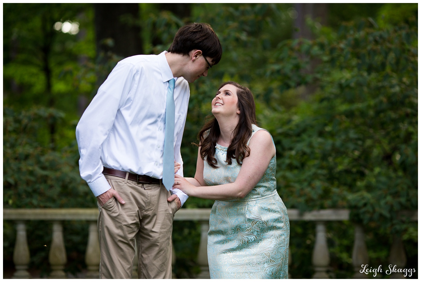 Emily and Anthony are Engaged!!  A Norfolk Botanical Gardens Engagement session!