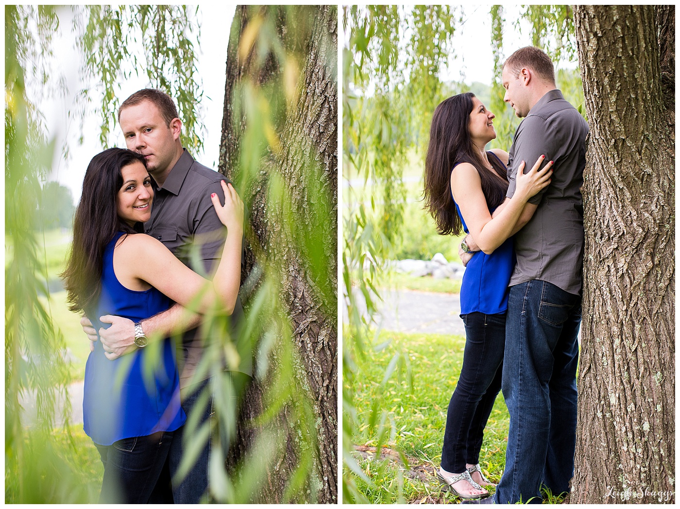 Amanda & Billy are Engaged!  Their Fords Colony Country Club Williamsburg Virginia Engagement session!
