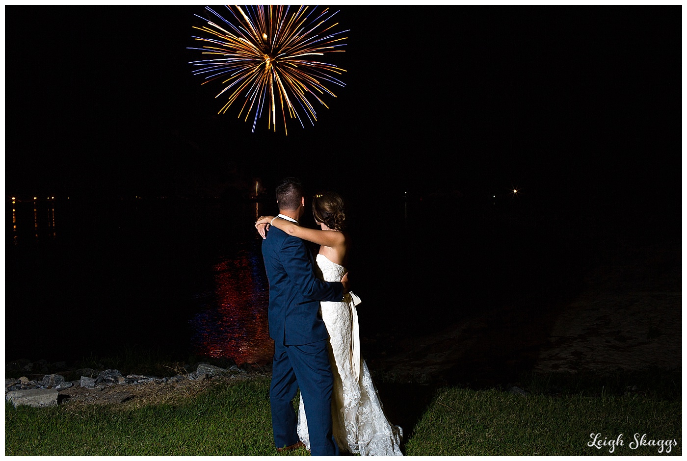 Jenna & Bob are Married!!  A sneak peek from their Oyster Farm at Kings Creek wedding!!  