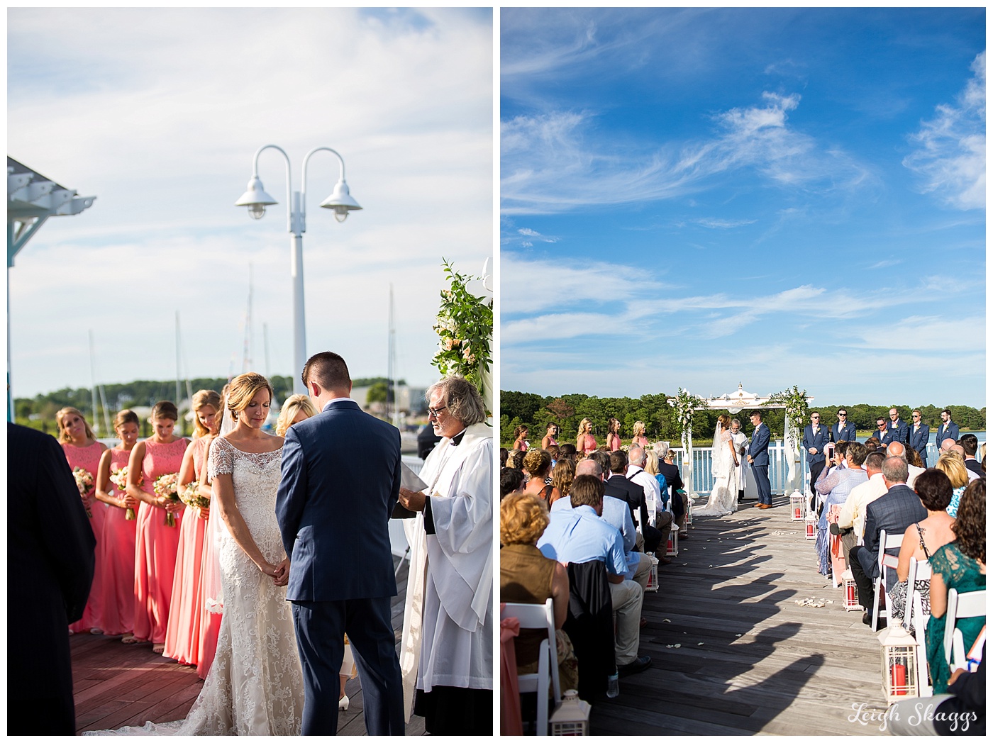 Jenna and Bob are Married!!!  An Eastern Shore wedding at the Oyster Farm at Kings Creek!