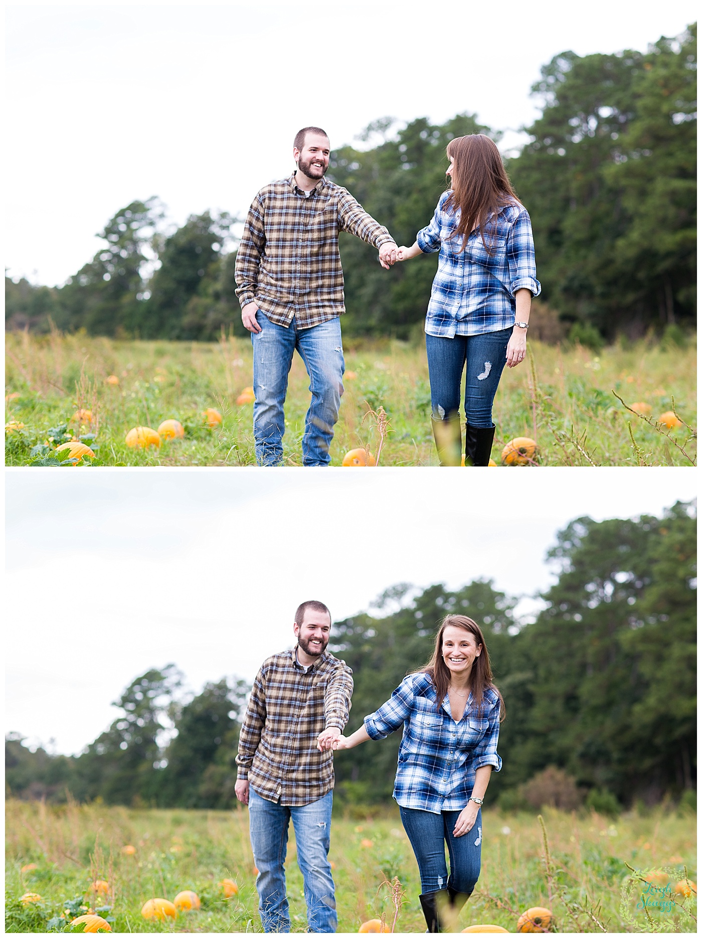 Christa and Andy are Engaged!!  A Flanagan Farm Engagement session in Pungo!