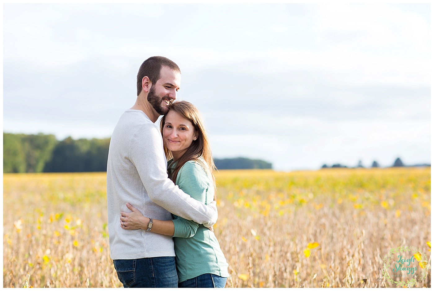 Christa and Andy are Engaged!!  A Flanagan Farm Engagement session in Pungo!
