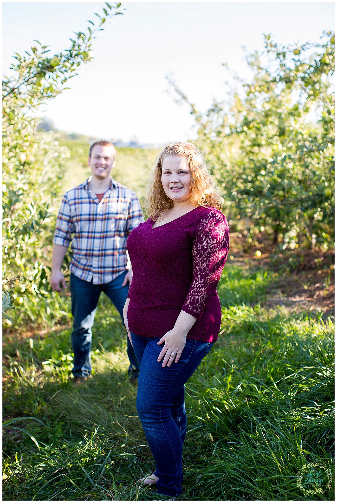 Katie and Matt are Engaged!!  A Carter Mountain Orchard Engagement session in Charlottesville Virginia!