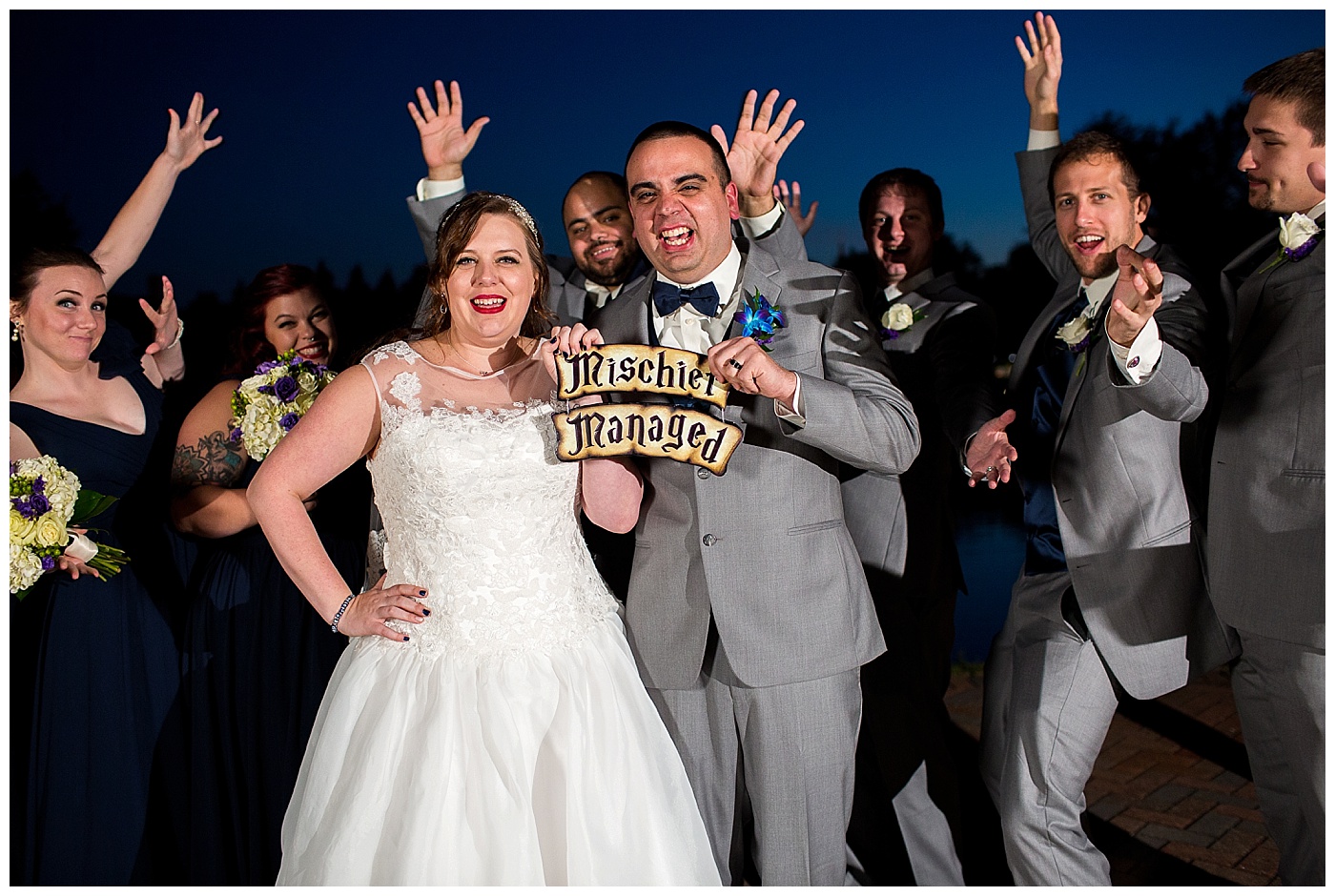 Lorraine & Jeremy are Married!  Their Disney and Harry Potter themed wedding sneak peek at the Founders Inn!!