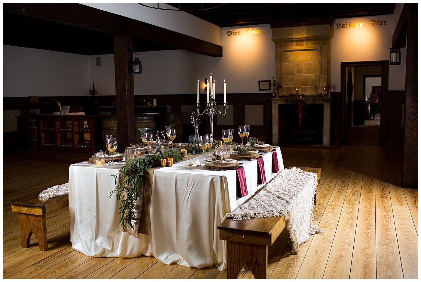 Winter Wonderland Wedding | Williamsburg Winery