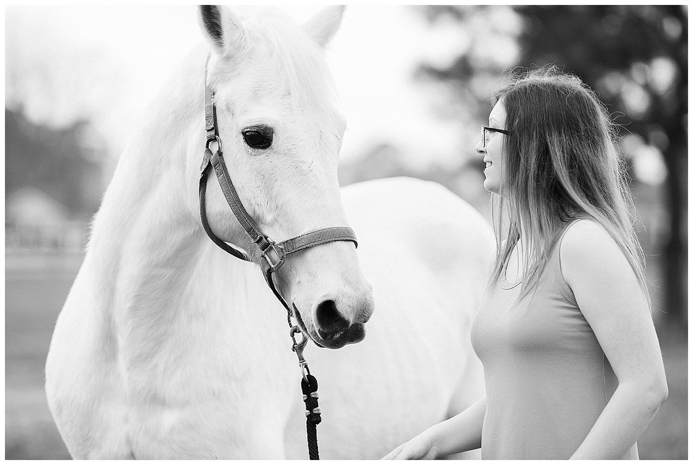 a senior session with her favorite horse then on to the beach!