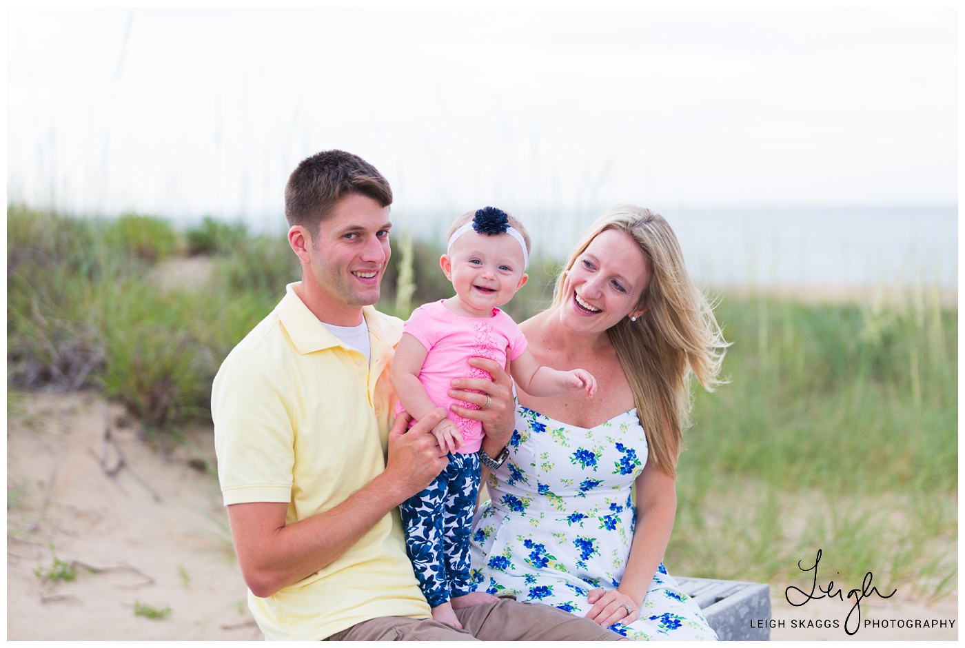 Jamie, Alex & Kinsley | Family Beach Session