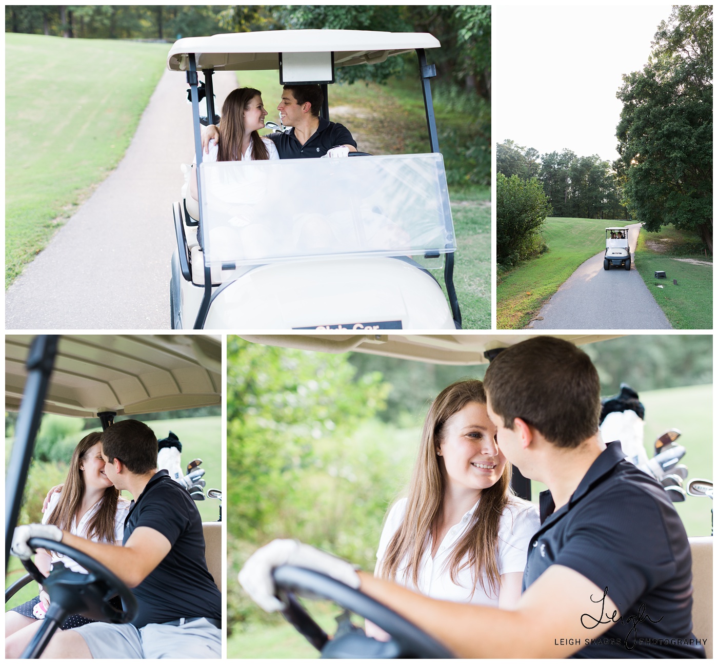 Nicole & Eric | Newport News Golf Club at Deer Run Engagement