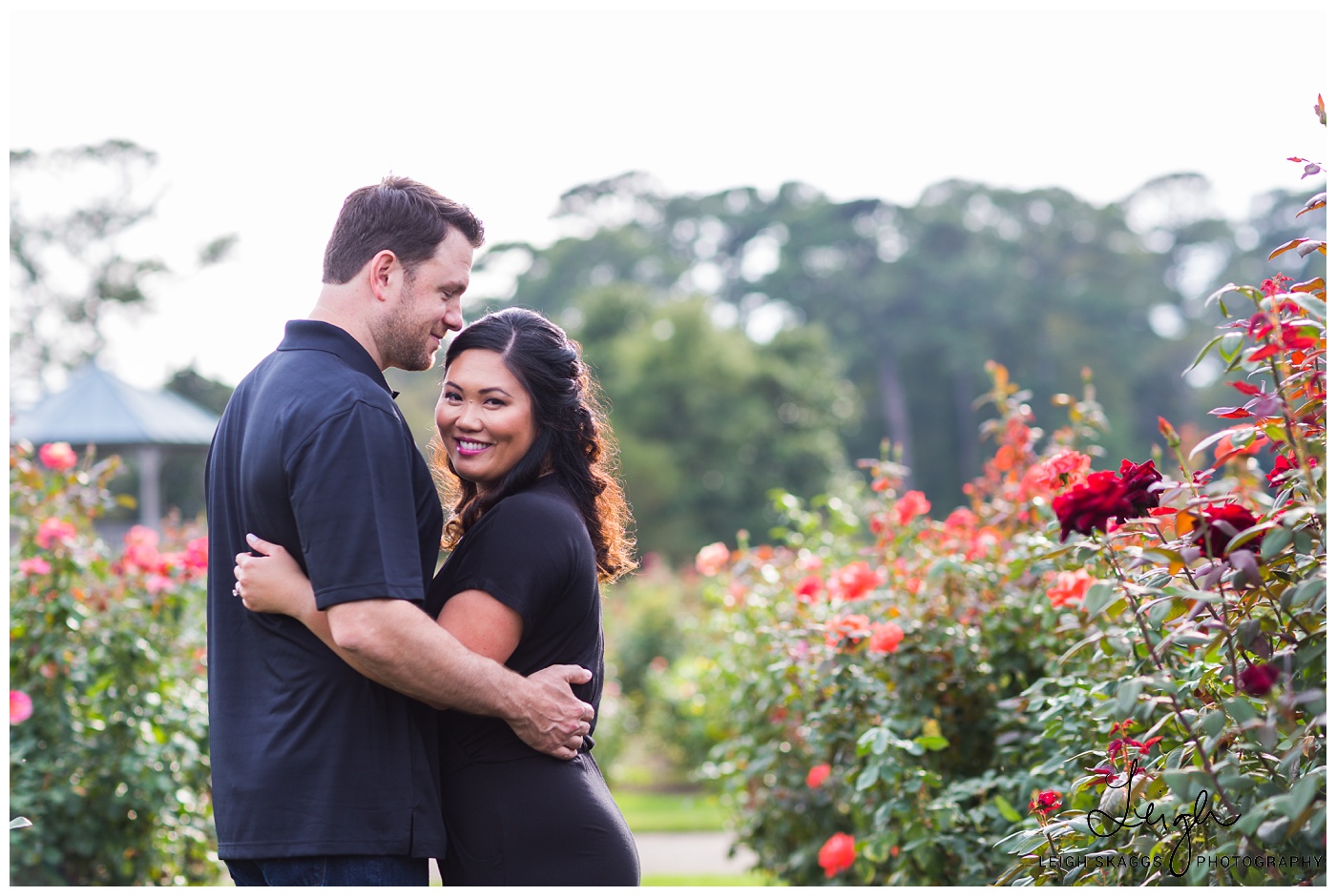 Alyson & Jared | Norfolk Botanical Garden Engagement