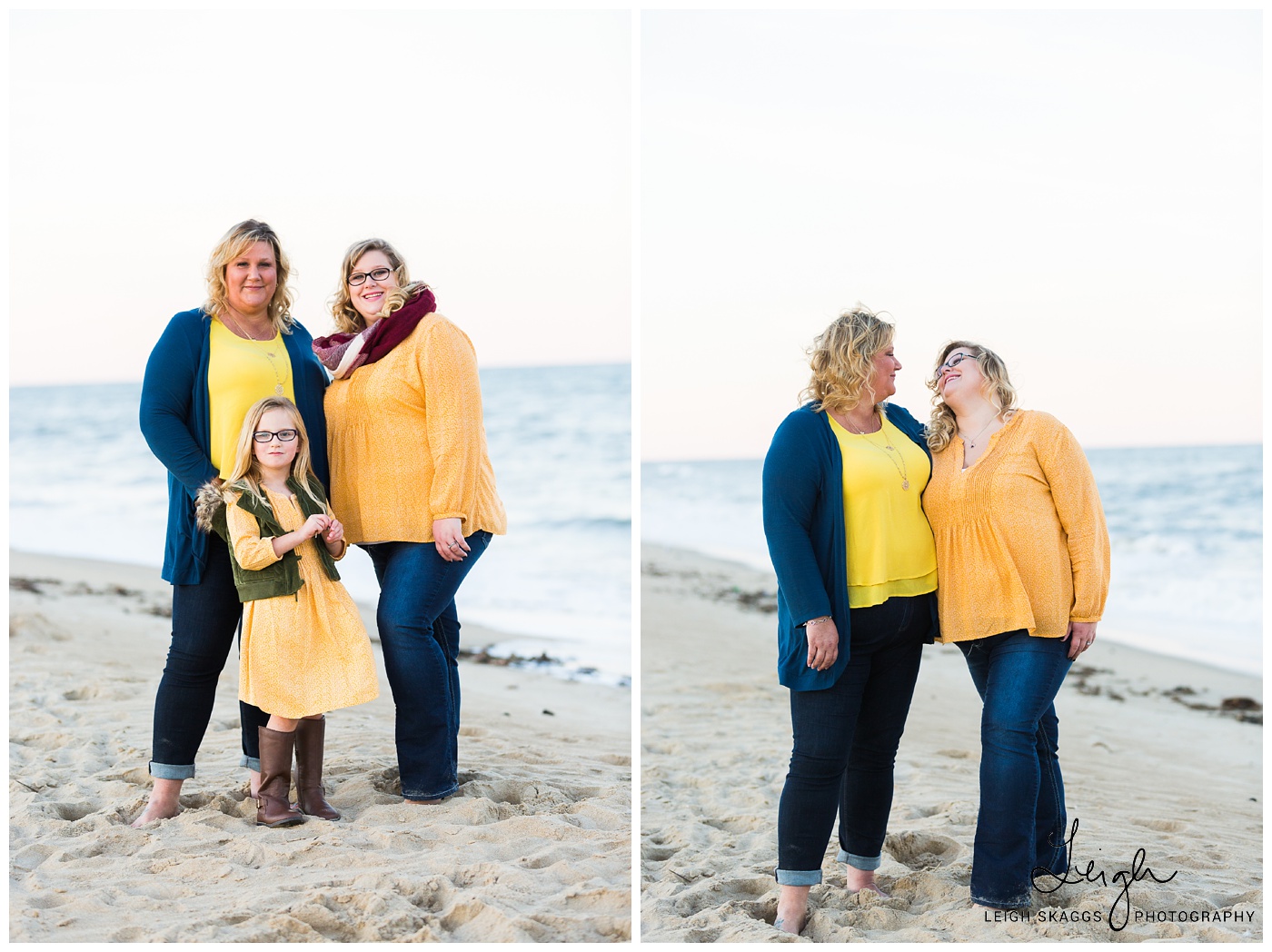 The Thackers and Nana on the Beach | Sandbridge Family Session