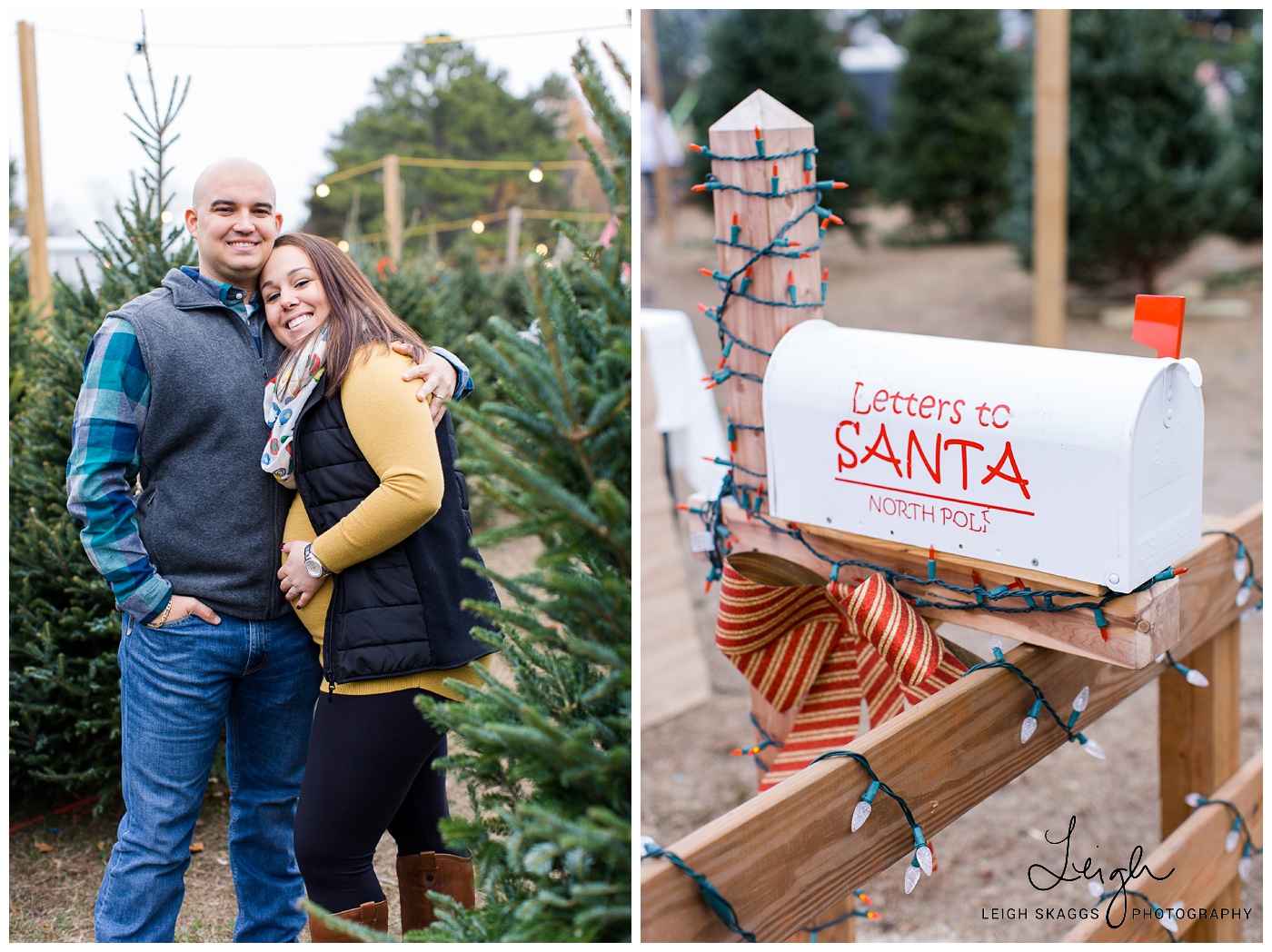 Krista & Andy are having a Baby!! | A Christmas Tree Farm Maternity session