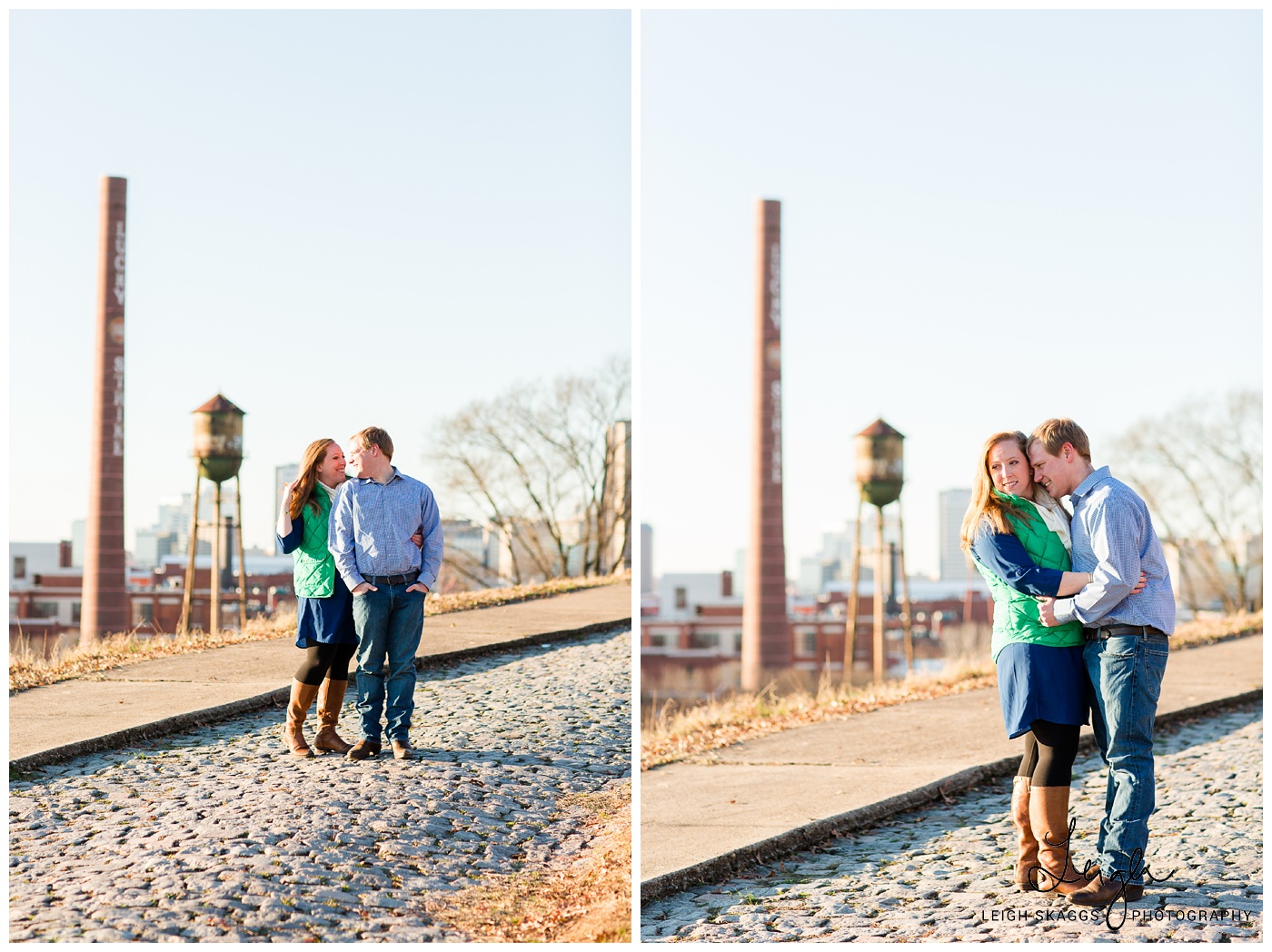 Becca & Thomas | Libby Hill Park and Tredegar Engagement session