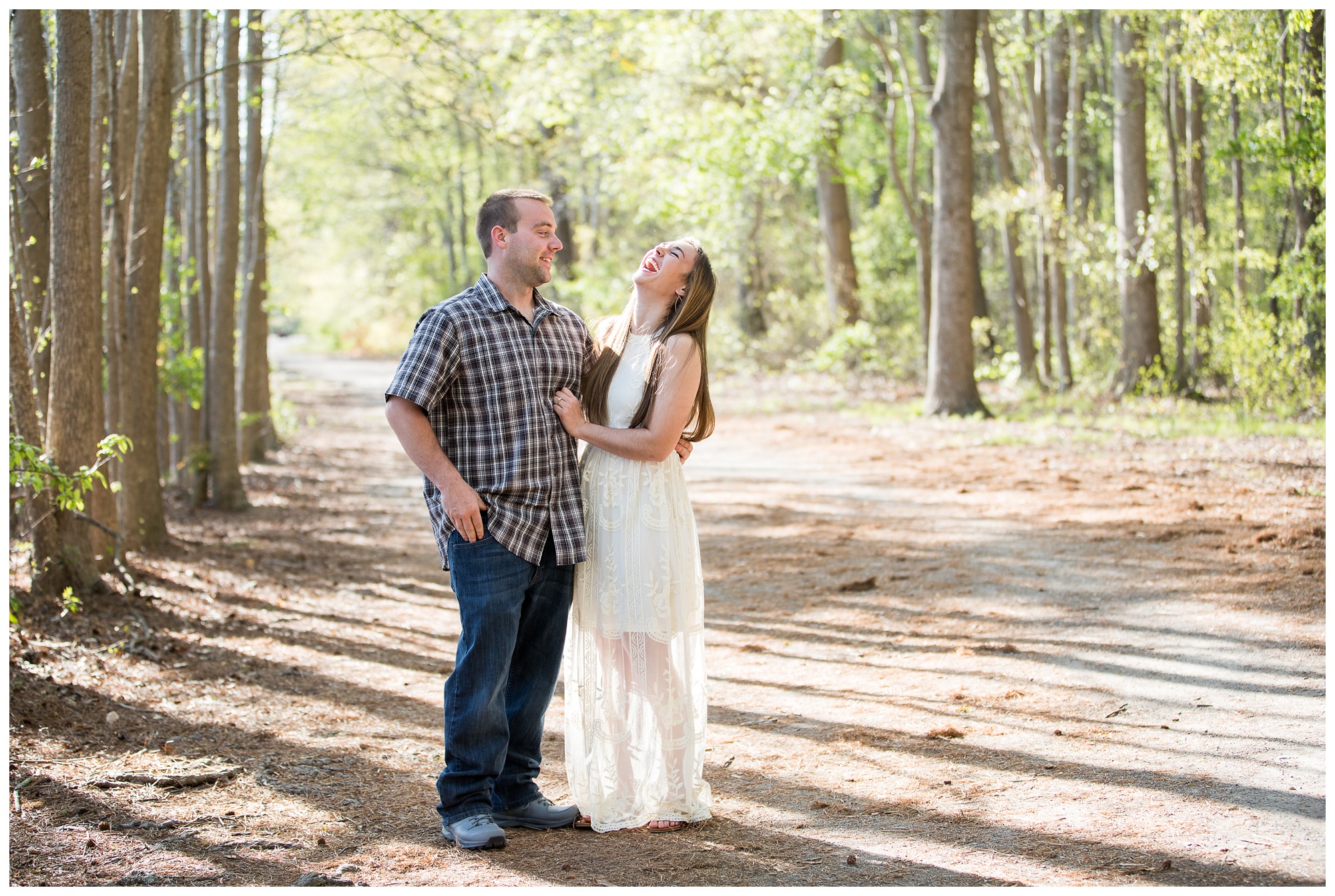 Courtney & Michael | Oak Grove Lake Park Engagement session