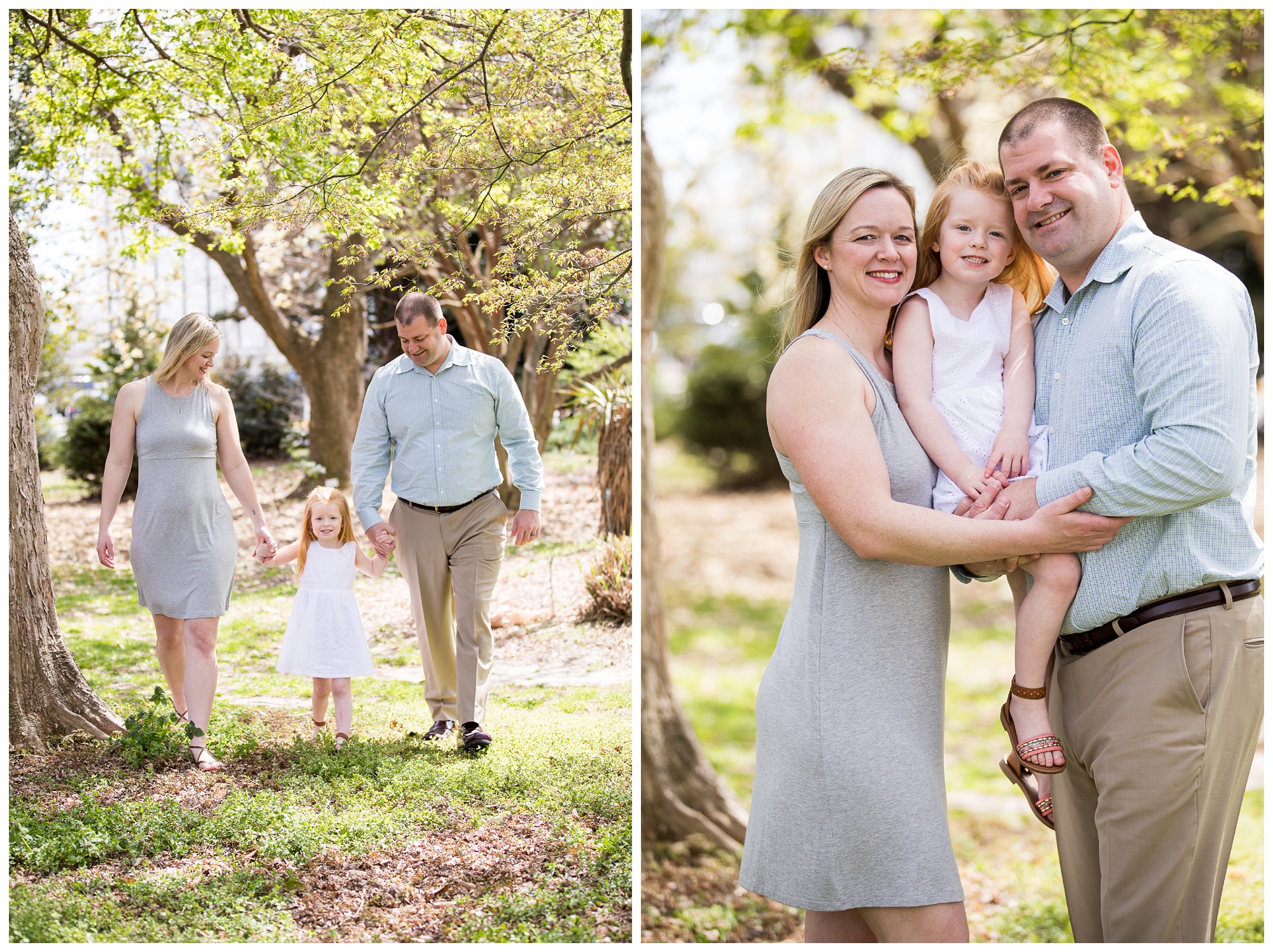 Cindy, Evan & Abby | Virginia Tech Arboretum