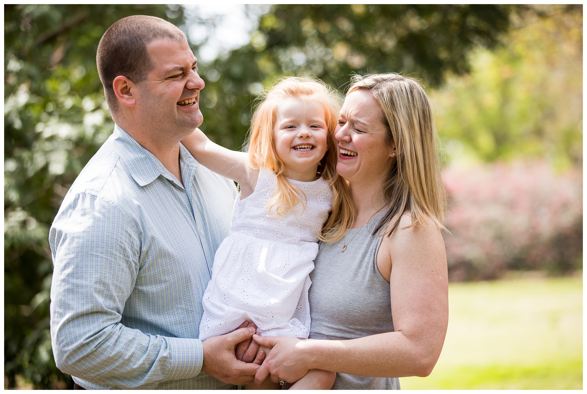 Cindy, Evan & Abby | Virginia Tech Arboretum