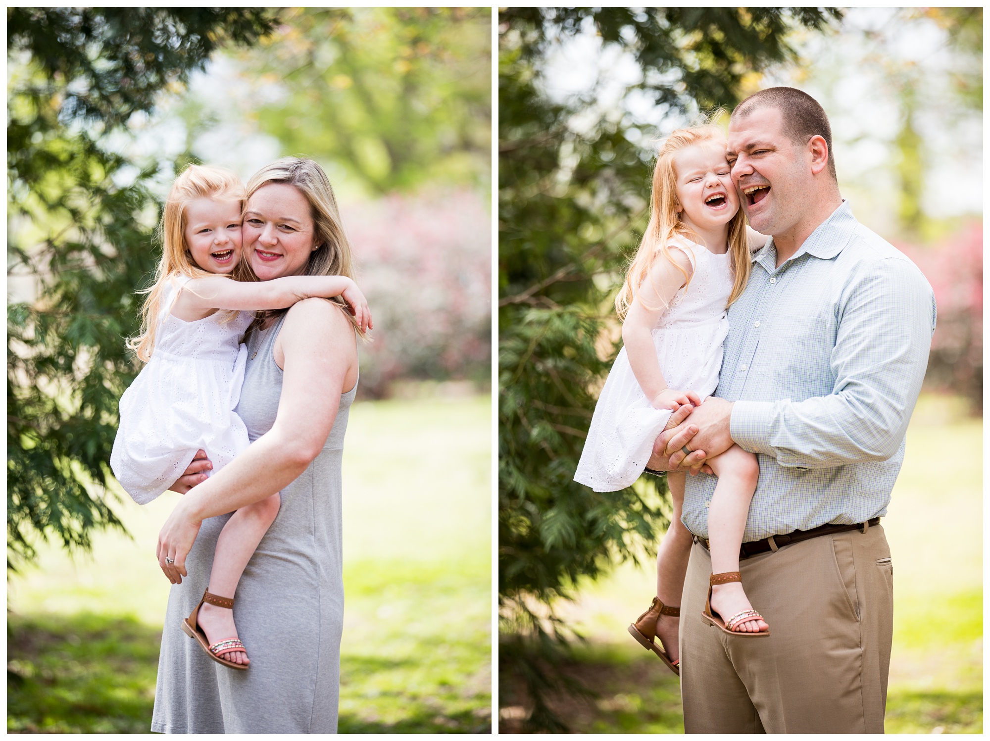 Cindy, Evan & Abby | Virginia Tech Arboretum