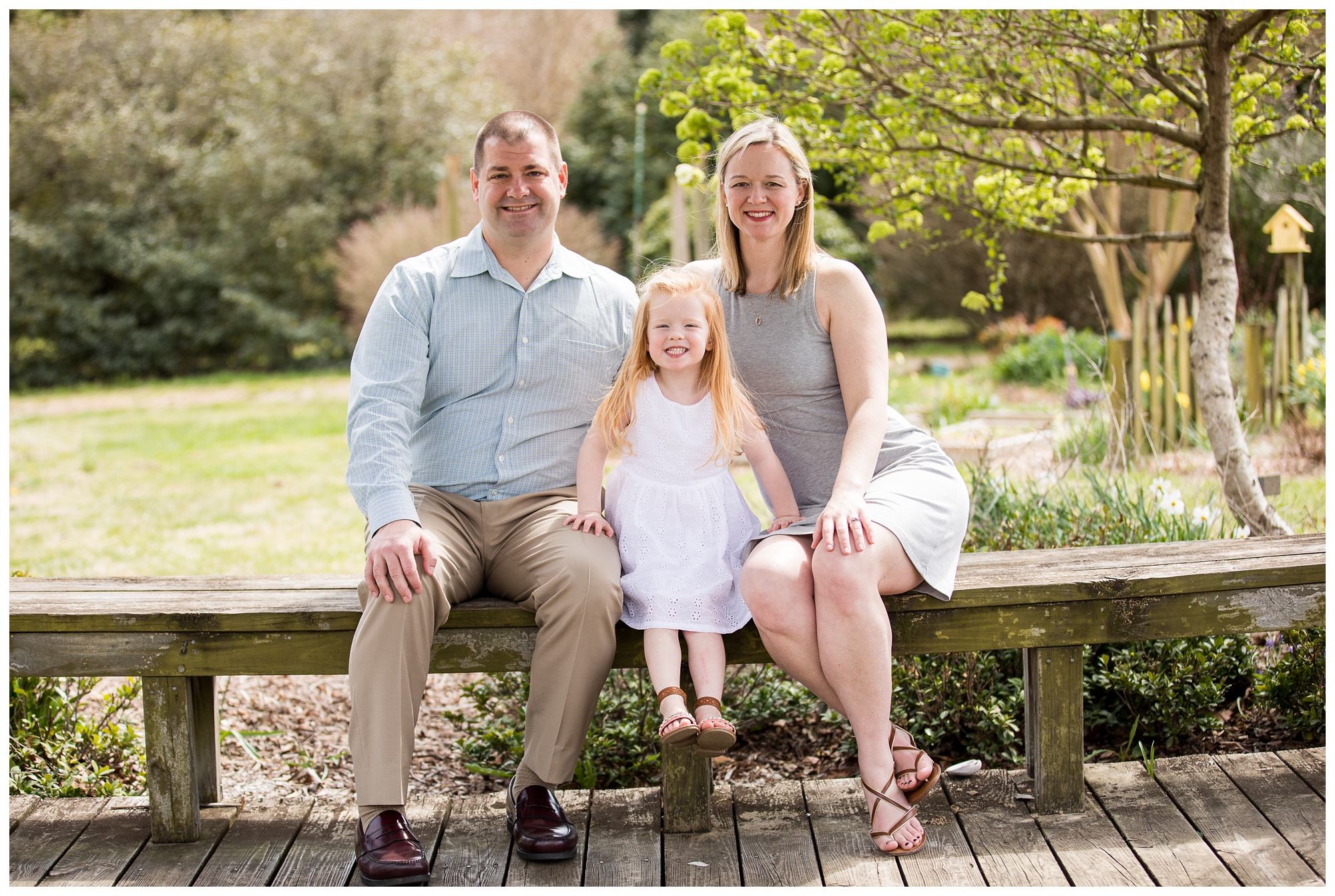 Cindy, Evan & Abby | Virginia Tech Arboretum