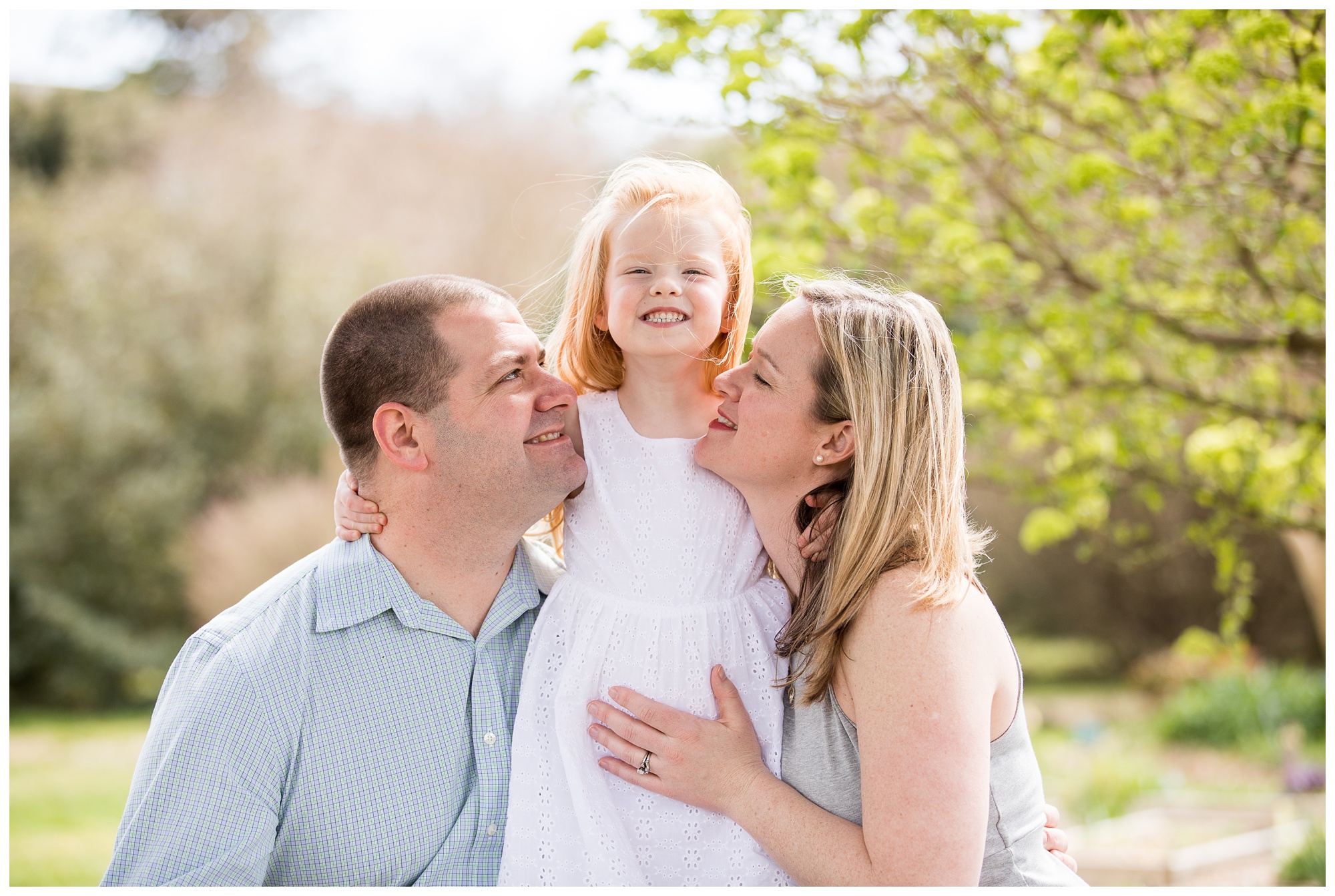 Cindy, Evan & Abby | Virginia Tech Arboretum