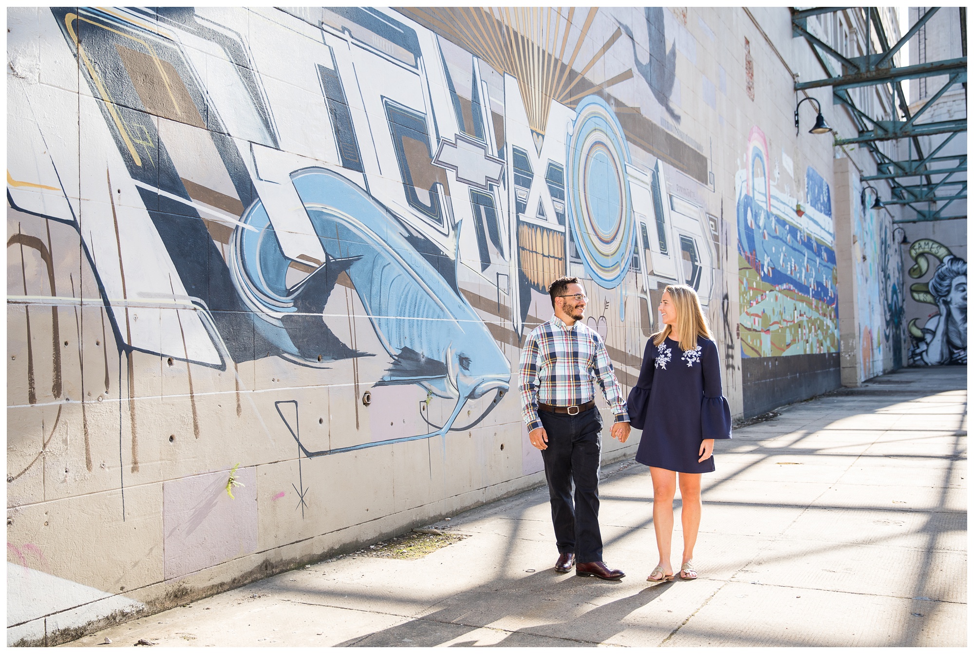 Megan & Chris | Canal Walk Richmond Engagement session