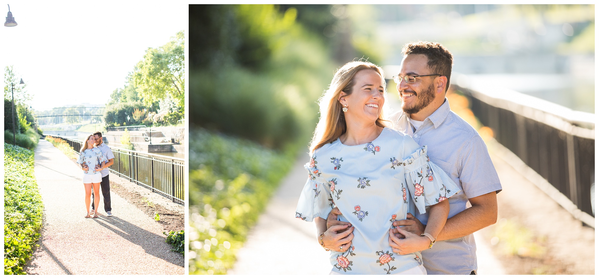 Megan & Chris | Canal Walk Richmond Engagement session