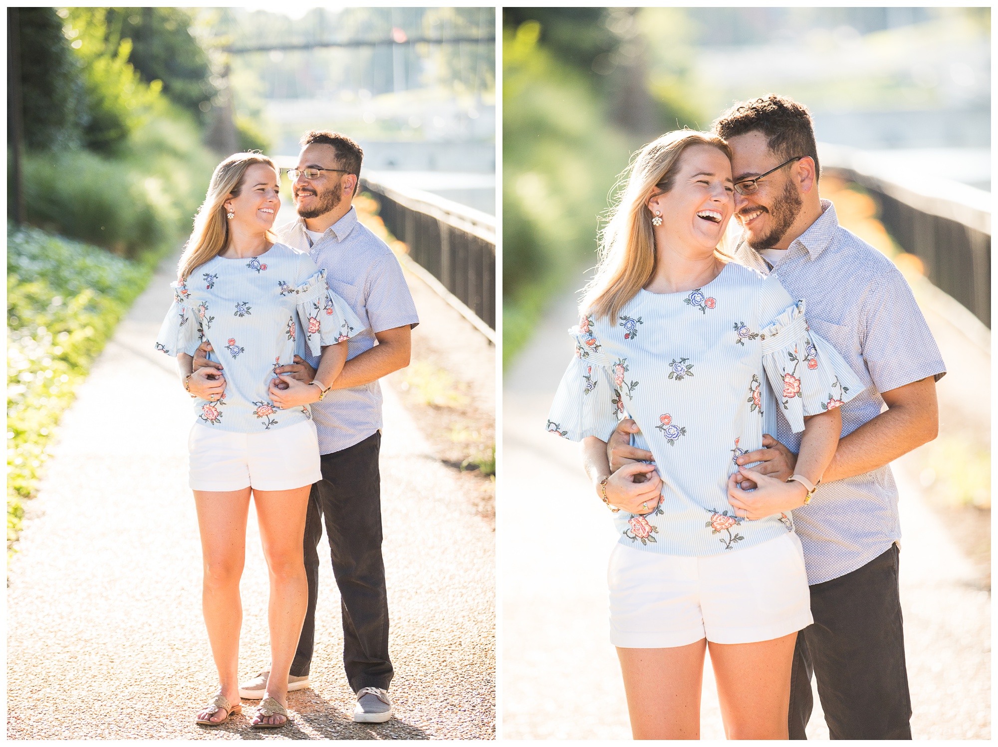 Megan & Chris | Canal Walk Richmond Engagement session