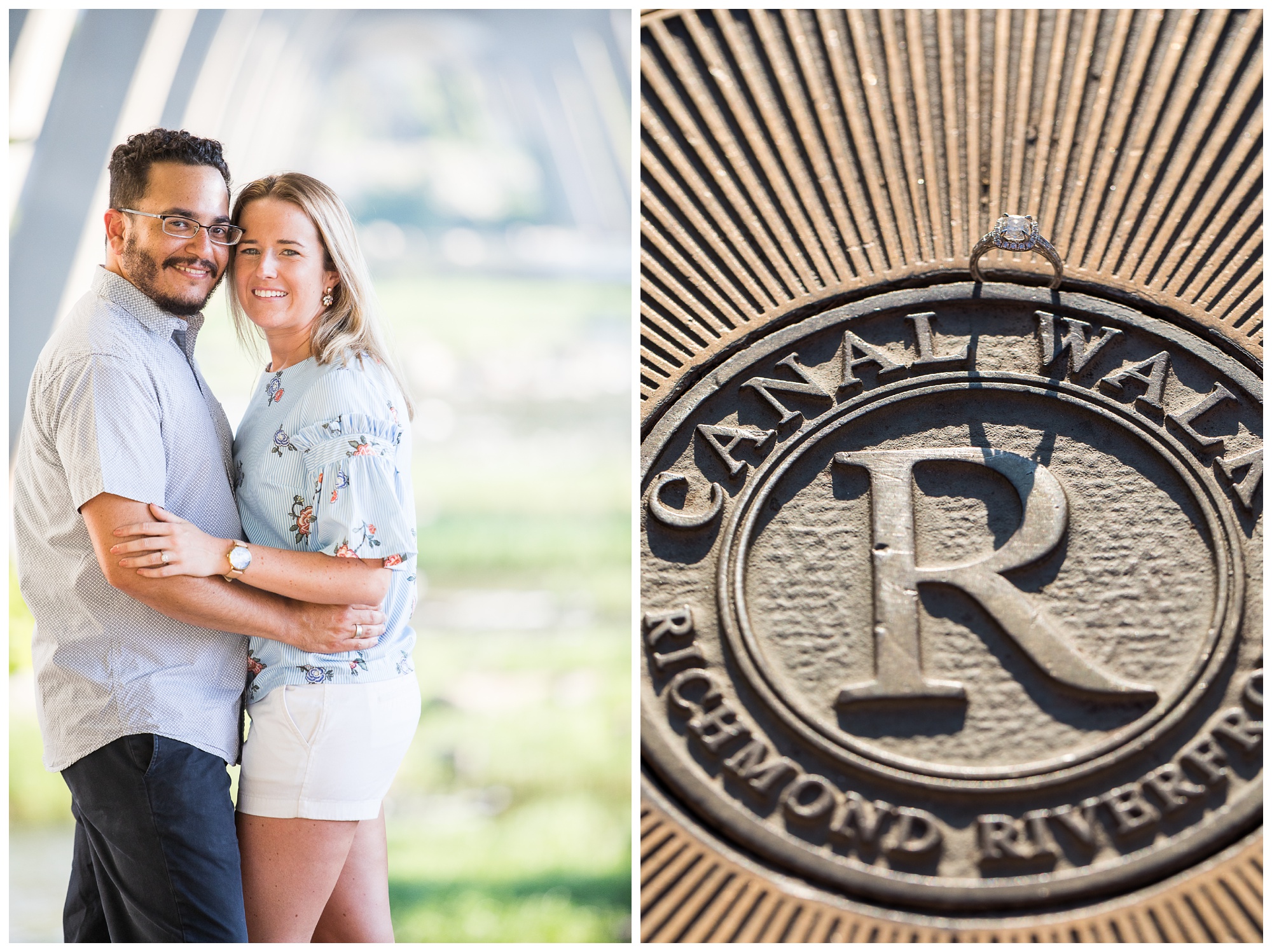 Megan & Chris | Canal Walk Richmond Engagement session