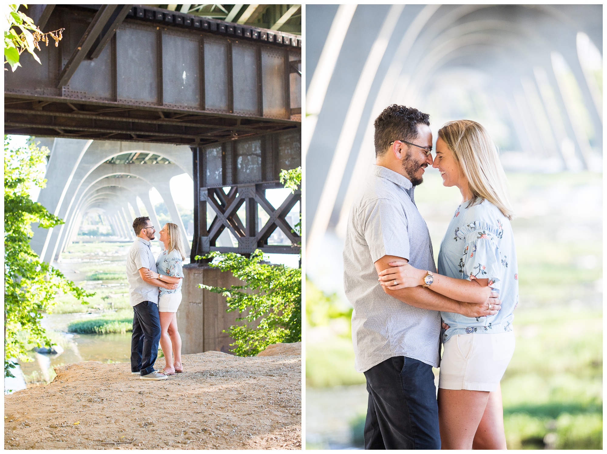 Megan & Chris | Canal Walk Richmond Engagement session