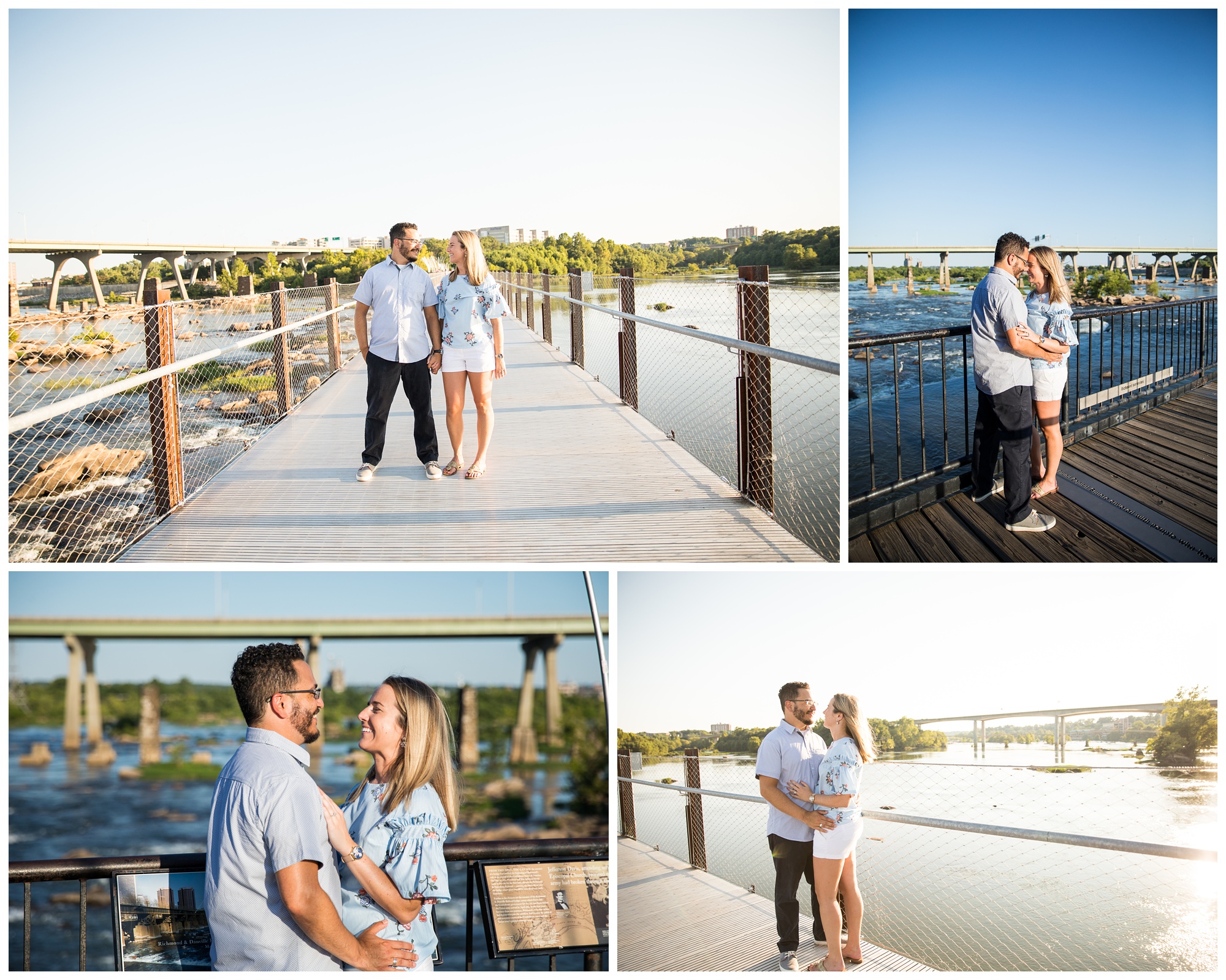 Megan & Chris | Canal Walk Richmond Engagement session