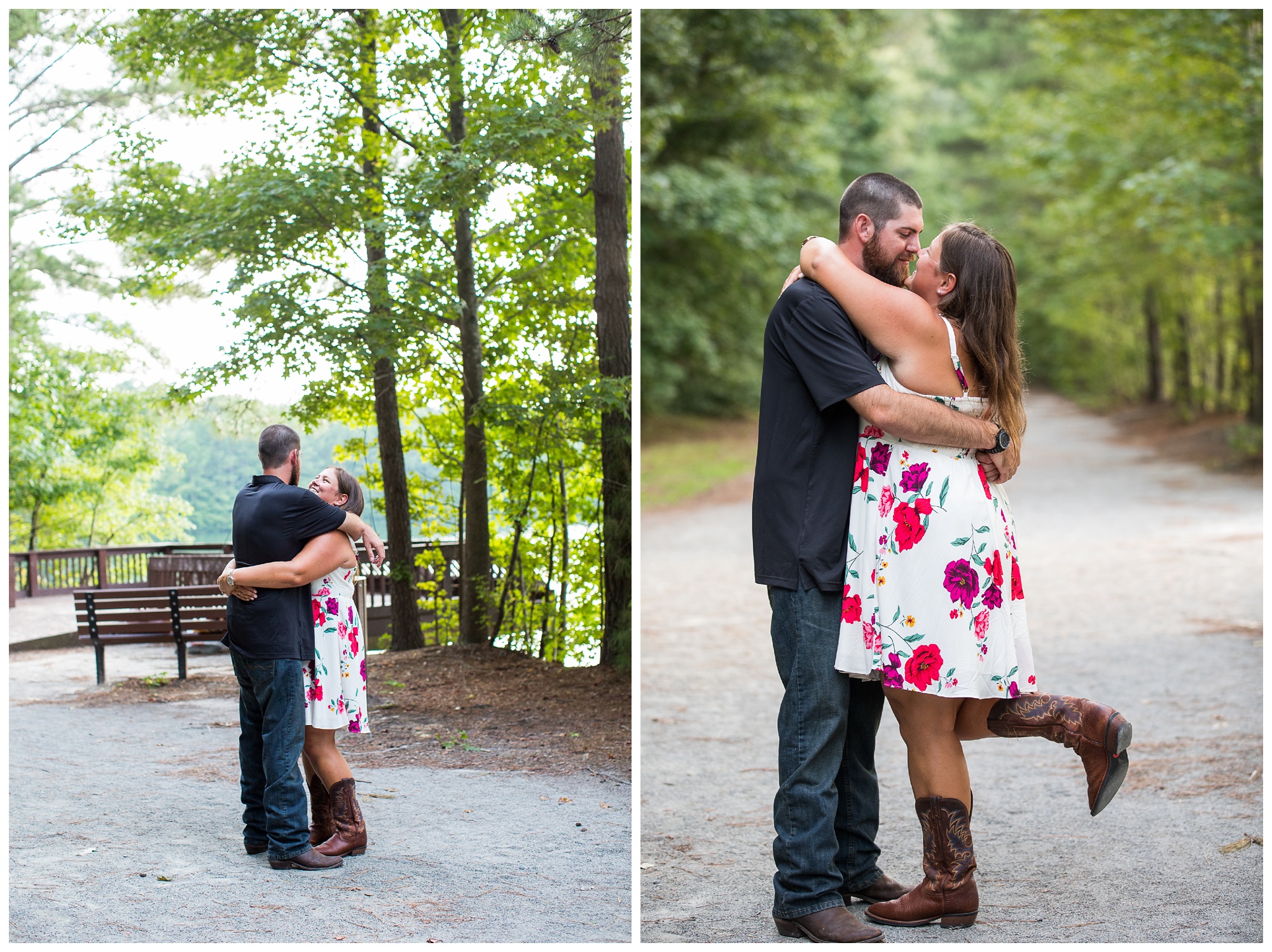 Sheri & Matthew | Oak Grove Lake Park Engagement session