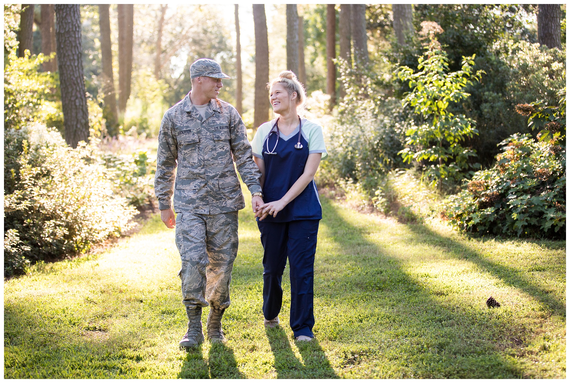 Bethany & Mike | Virginia Tech Arboretum Engagement Session