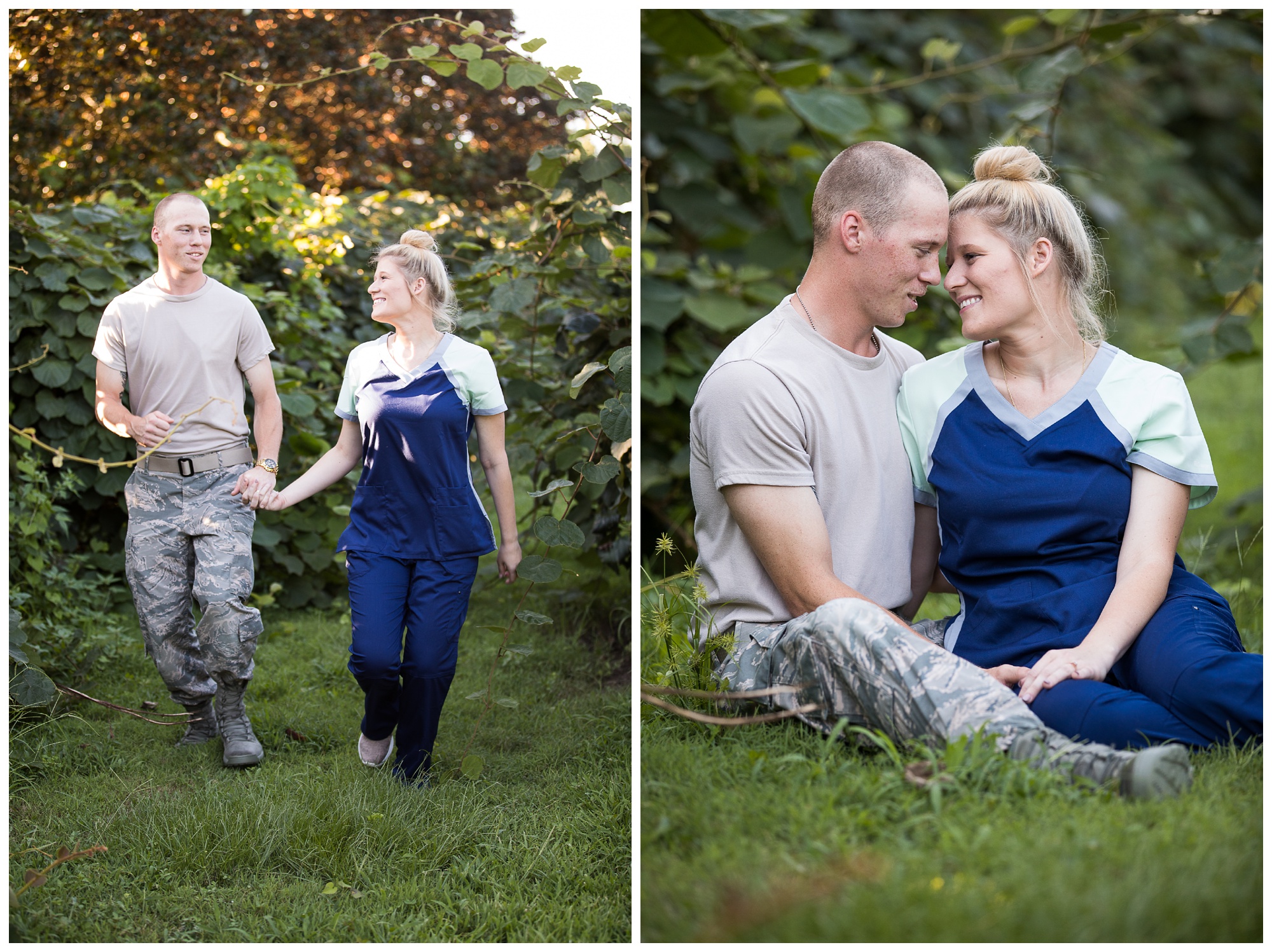 Bethany & Mike | Virginia Tech Arboretum Engagement Session