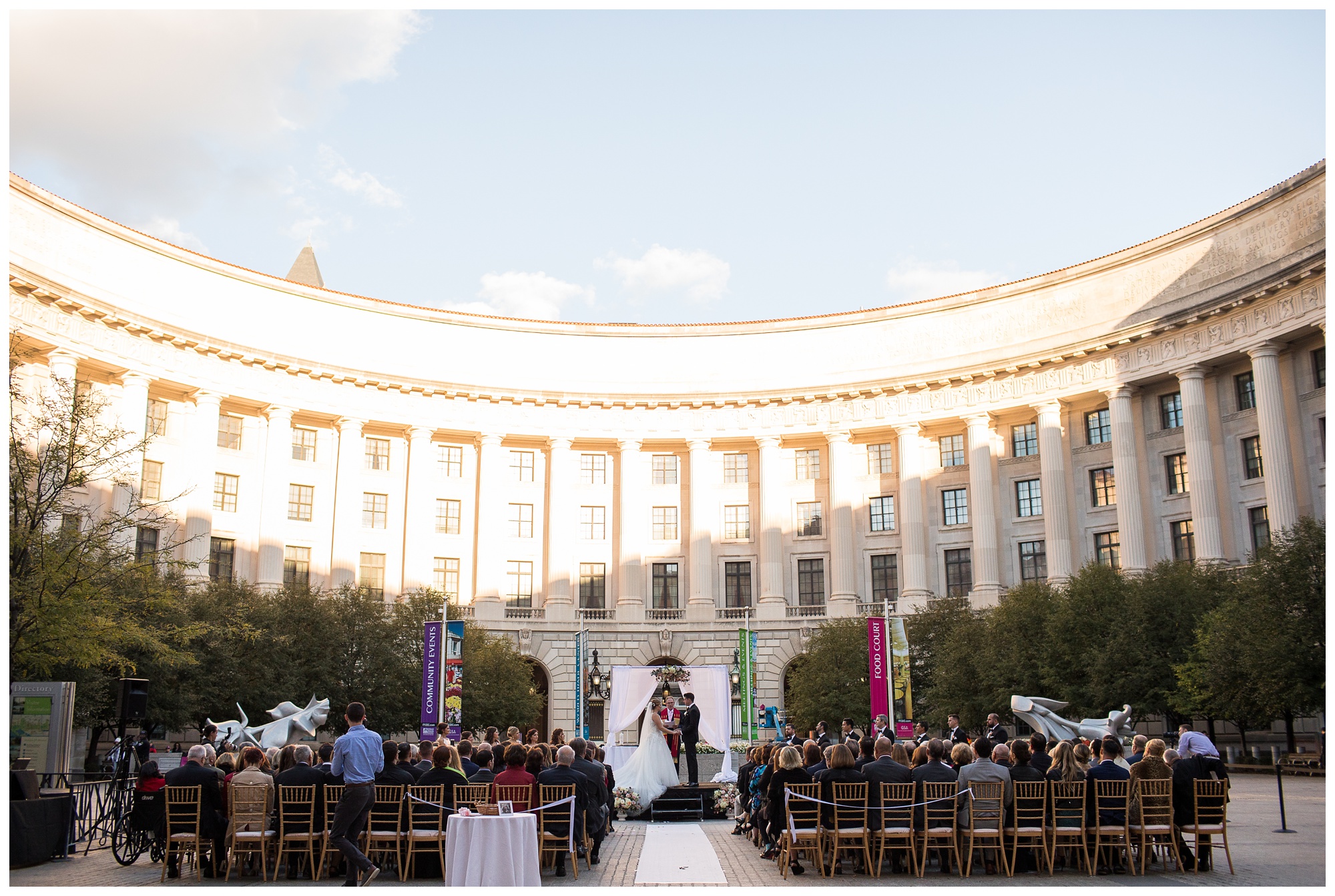 Brielle & David | Ronald Reagan Building & International Trade Center in Washington D.C.