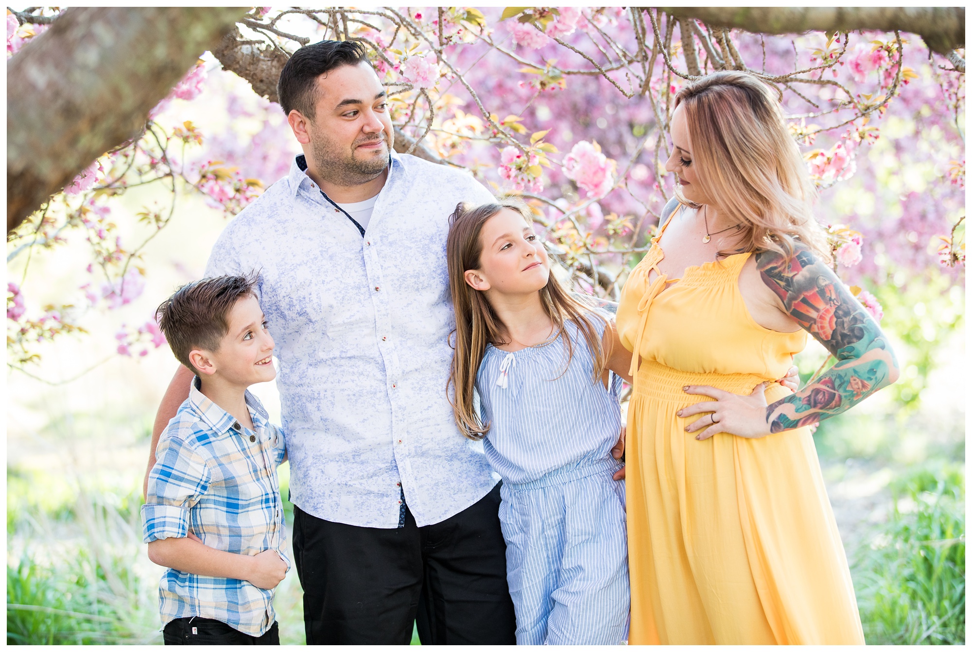 Liz and Family | Norfolk Botanical Garden Family Portraits