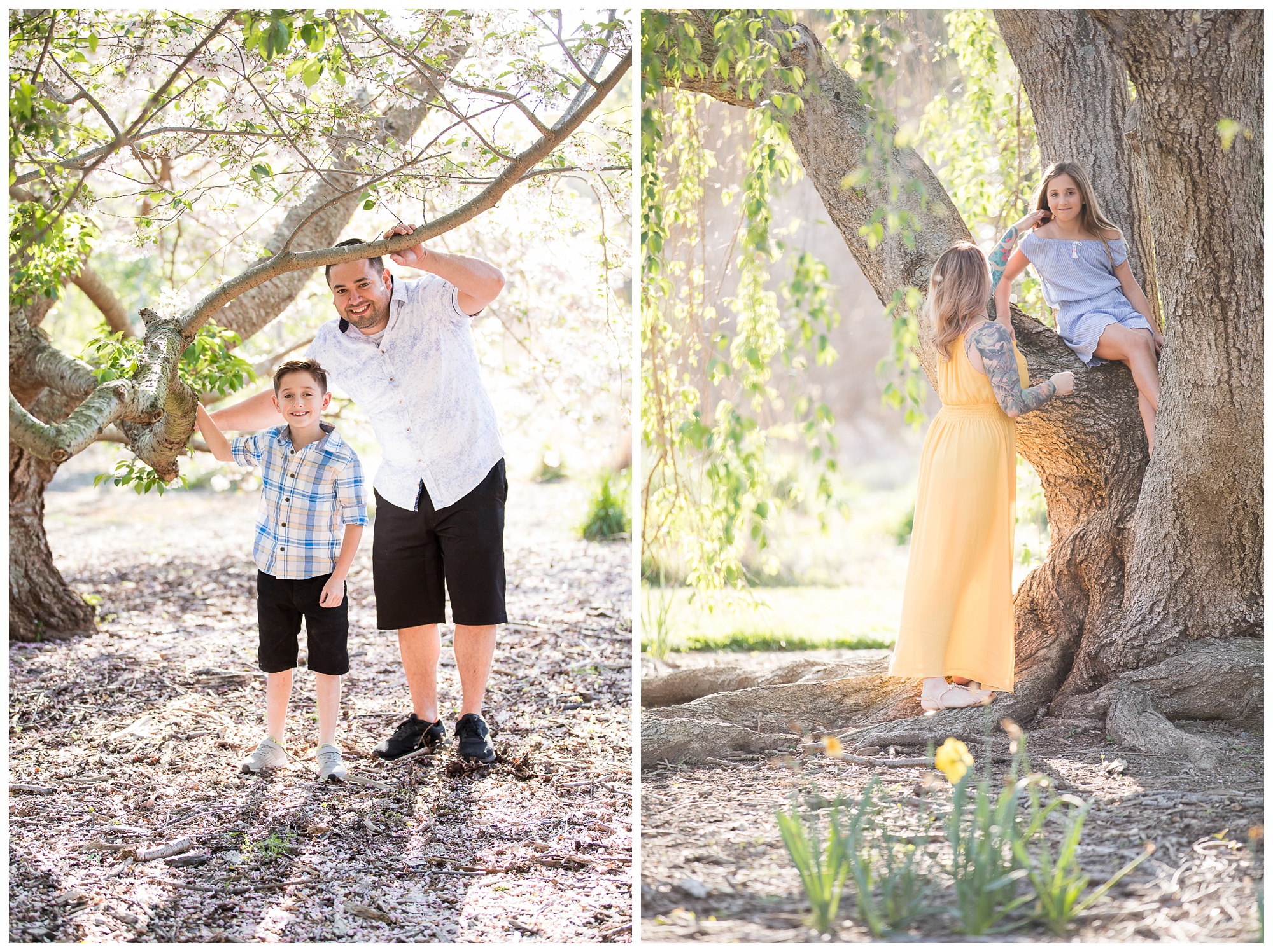 Liz and Family | Norfolk Botanical Garden Family Portraits