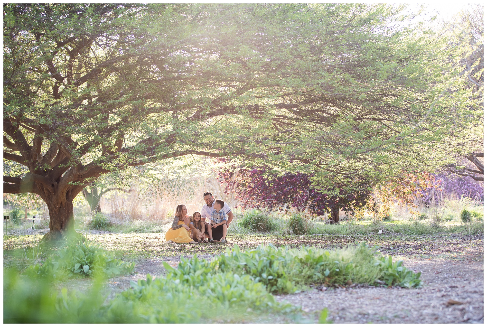 Liz and Family | Norfolk Botanical Garden Family Portraits