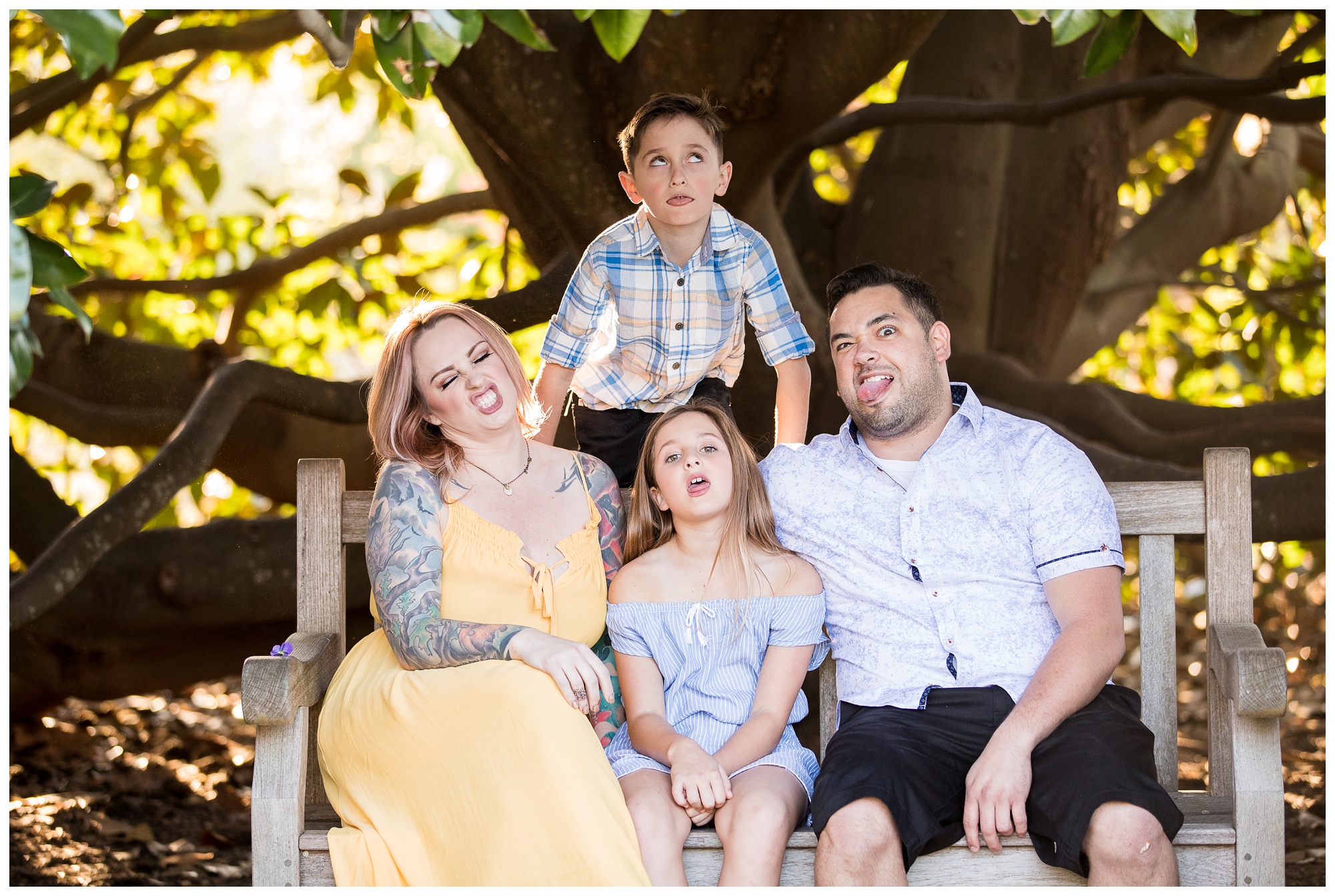 Liz and Family | Norfolk Botanical Garden Family Portraits