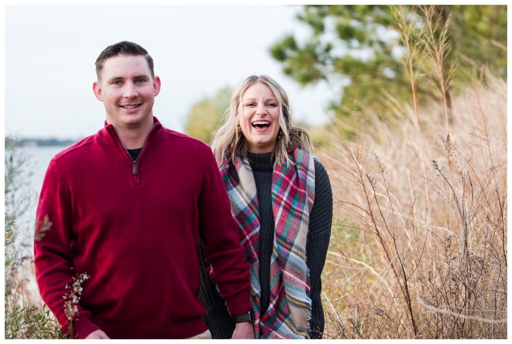 Ashley, Cooper and Ozzy|Couples session at First Landing