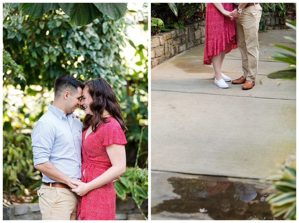 Maddy & Anthony | Norfolk Botanical Gardens Engagement session