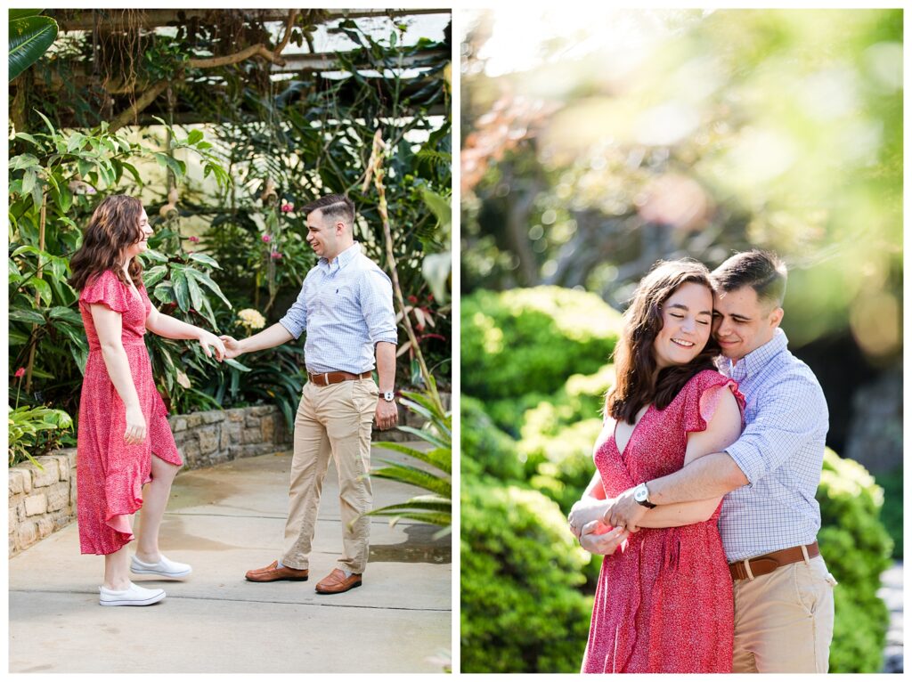 Maddy & Anthony | Norfolk Botanical Gardens Engagement session