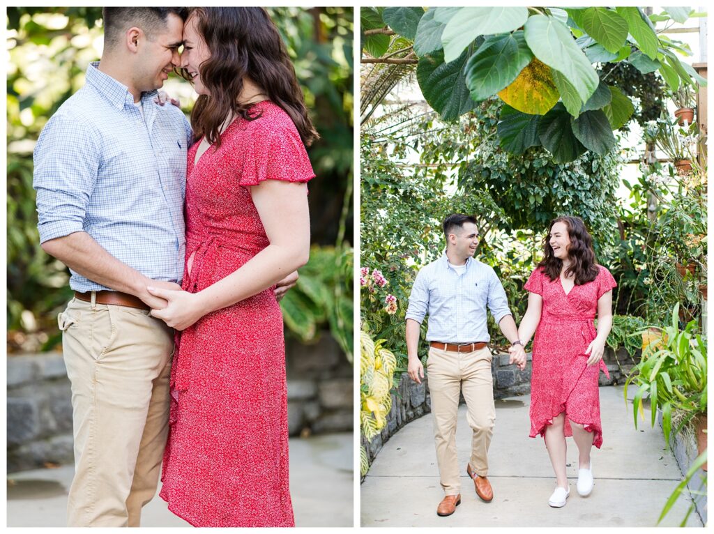 Maddy & Anthony | Norfolk Botanical Gardens Engagement session