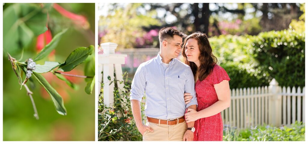 Maddy & Anthony | Norfolk Botanical Gardens Engagement session