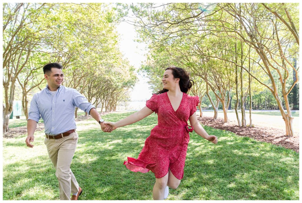 Maddy & Anthony | Norfolk Botanical Gardens Engagement session