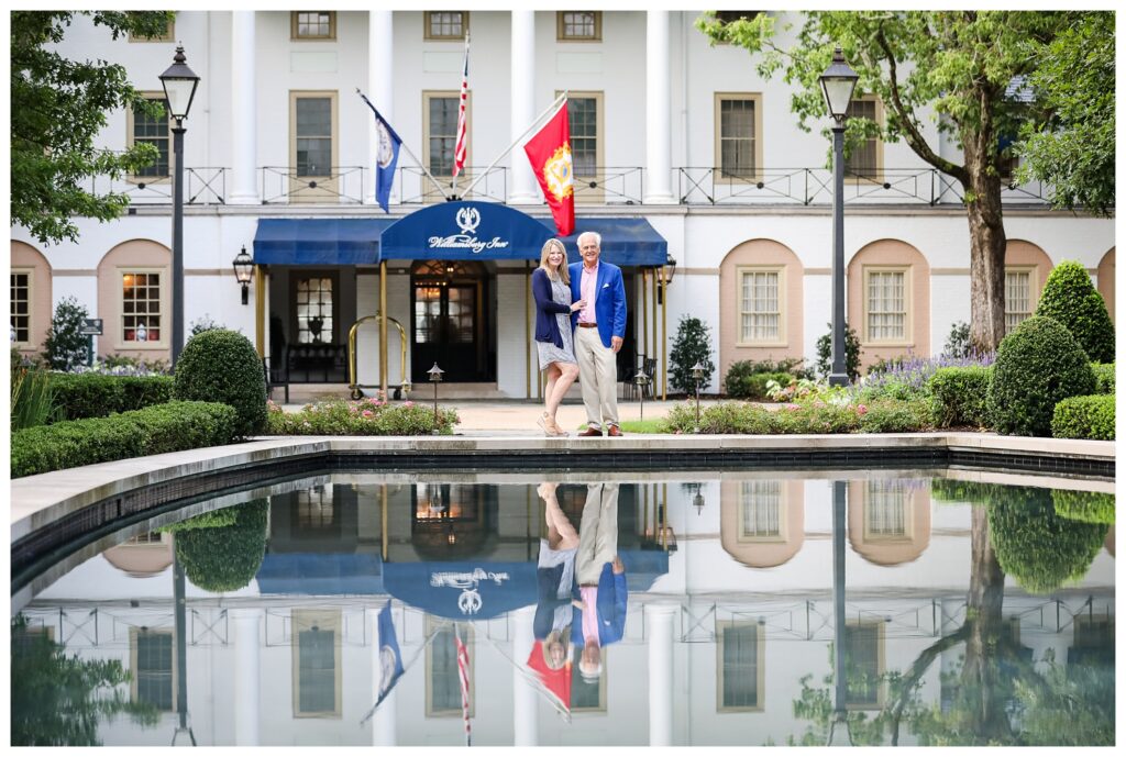 Larry and Penny | Williamsburg Inn Senior Session